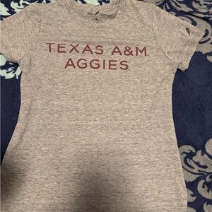 Grey Women’s T-Shirt with Texas A&M Aggies
